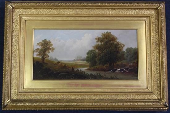 Daniel H. Winder (1880-1920) Near Harleigh, Cheshire and Derwent Water, 8 x 16in.